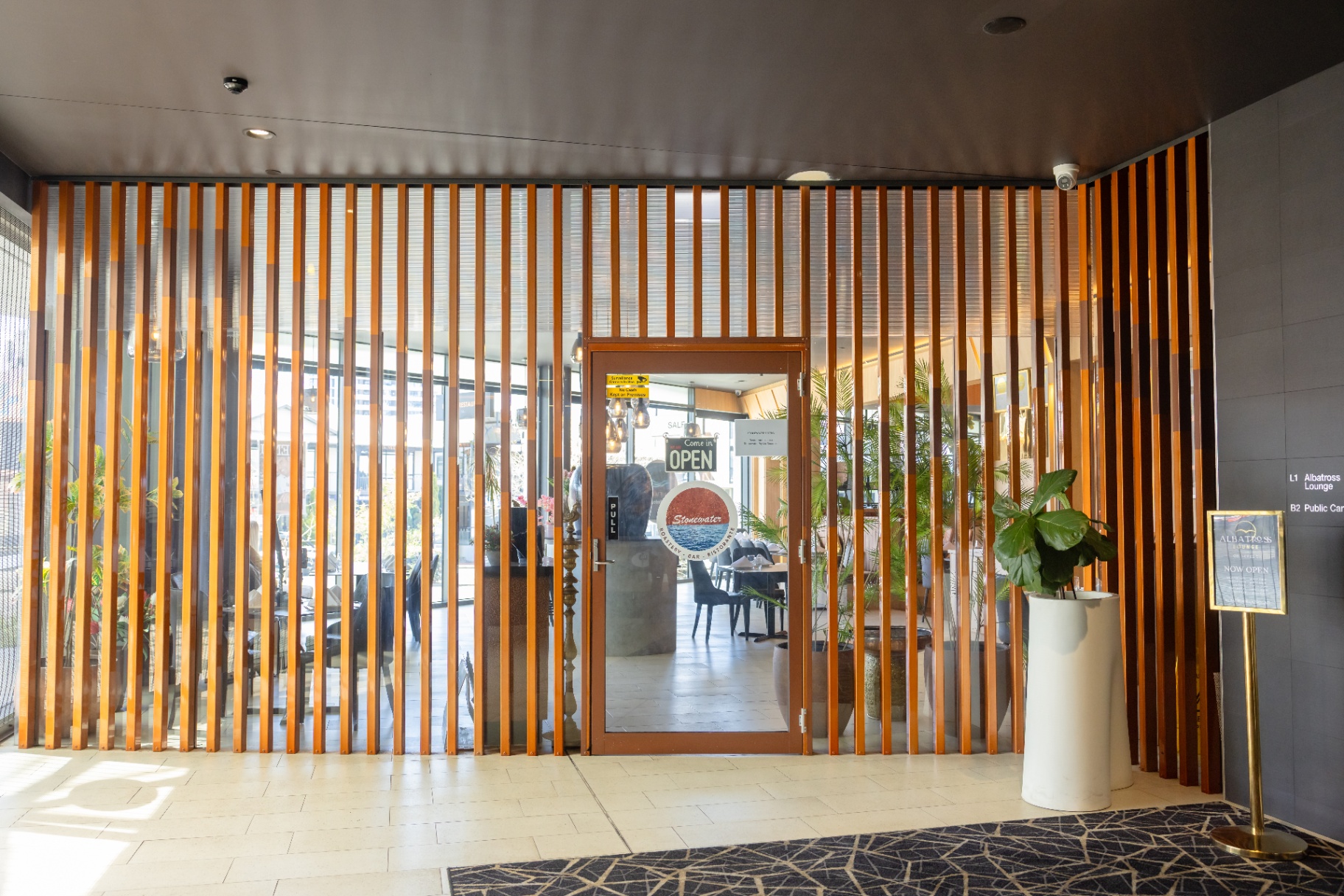 Stonewater entrance from the foyer
