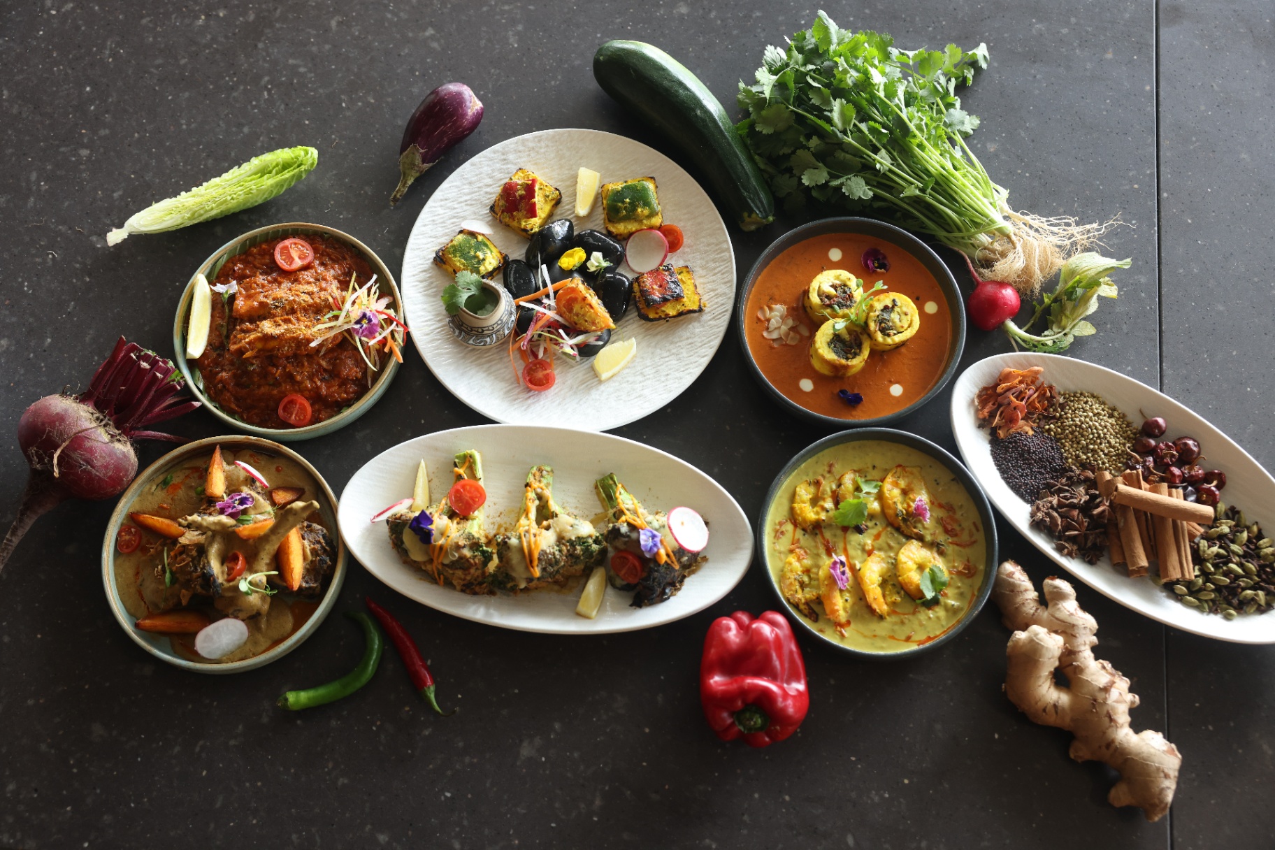 Chef's selection of signature dishes